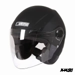 Шлем открытый INFLAME PATRIOT моно, черный матовый