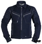 Куртка мужская INFLAME GRUNGE хлопок+арамид, цвет синий темный