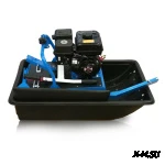 Мотобуксировщик НЕВА МС-1К с санями и сиденьем