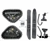 Зимний комплект для квадроциклов ATV PROMAX/GBM и т.д 150-300 (лыжи и гусеницы) D24,8-24T