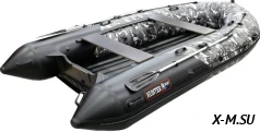 Надувная лодка Хантер 380 ПРО КМФ ХАКИ НАТО