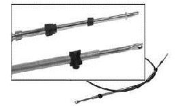 Трос газа/реверса Platinum+ длиной 23 футов (6,9 м.).