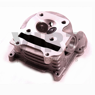 Головка цилиндра 4Т 139QMB (GY6) D47 (d=20/23) в сборе (клапаны, пружины, свеча)