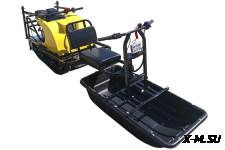 Модуль толкач с подшитыми санями Рыбак