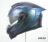 Шлем интеграл карбоновый HETOSHI FF936S CARBON 6K CUBIC CHAMELEON BLUE р.L