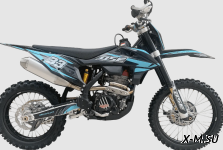 Эндуро / кроссовый мотоцикл BSE T8 Neon Blue (015)