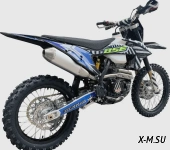 Эндуро / кроссовый мотоцикл BSE T8 Blue Twister (015)