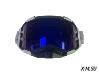 Очки мотокросс SCOTT XD3-75 коробка цв. оправы Черно-белый цв. стекла Синий матовый 