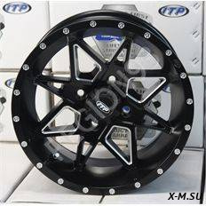 Диск колесный TORNADO (14X7 4/110 5+2), алюмин.сплав (черный, матов) 1421950727B