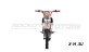 Питбайк ROCKOT HI-TECH 140 Forsage 2.0 (механ. сцепл., эл. стартер, 17/14)