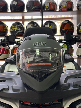 Шлем модуляр HETOSHI OIKE цв. Черно-серый р.XL