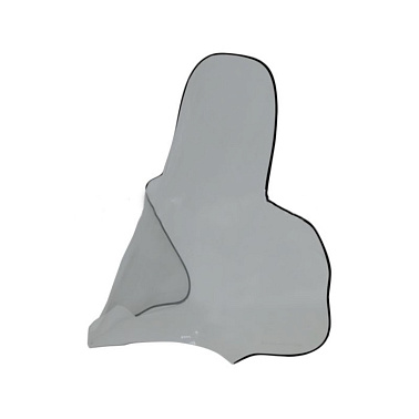 Стекло ветровое для снегохода STELS S800 РОСОМАХА ( 82см, 3мм, МПК) Увеличенное 